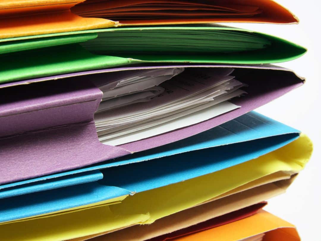Folder of papers Folder of papers