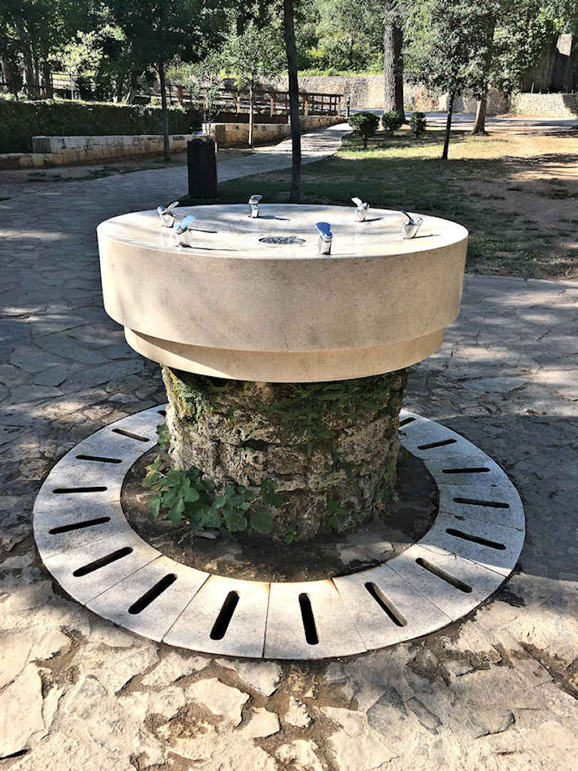 Krka Water fountain at Krka NP Krka Water fountain at Krka NP