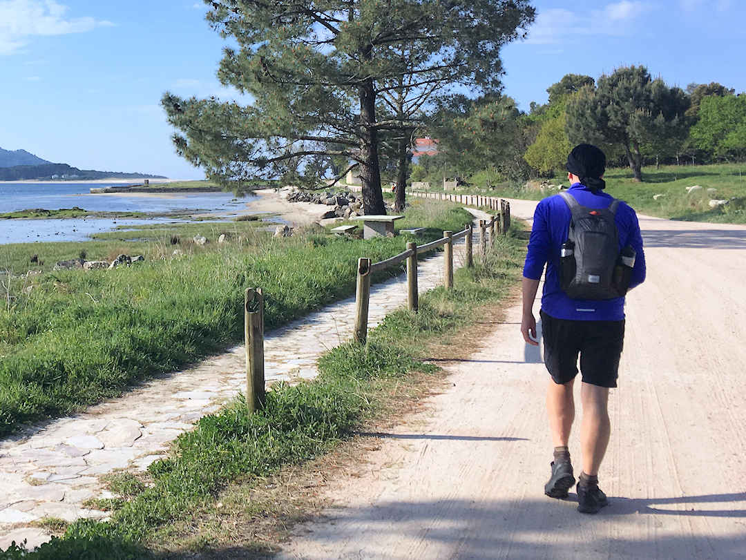 Paul starting day one of camino Paul starting day one of camino