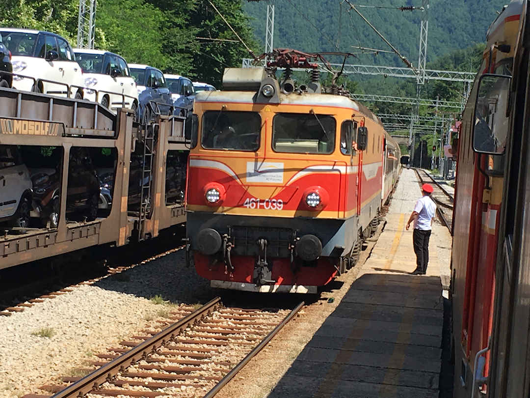 Pulling into station Pulling into station