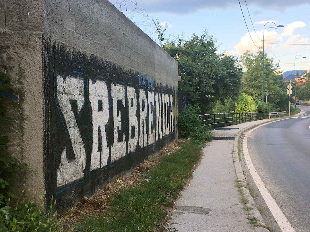 Srebrenica sign