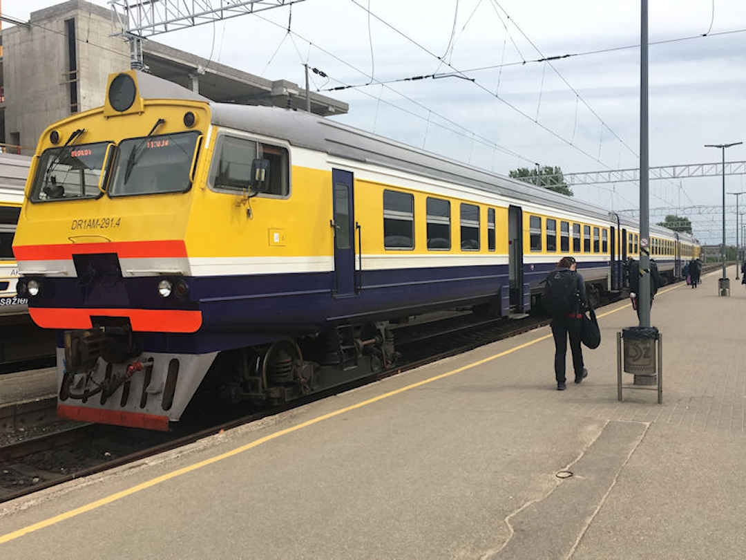 Train from Riga to Sigulda
