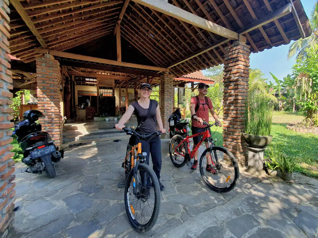 Bicycles at Griyo Jagalan Borobudur bicycles at griyo jagalan borobudur