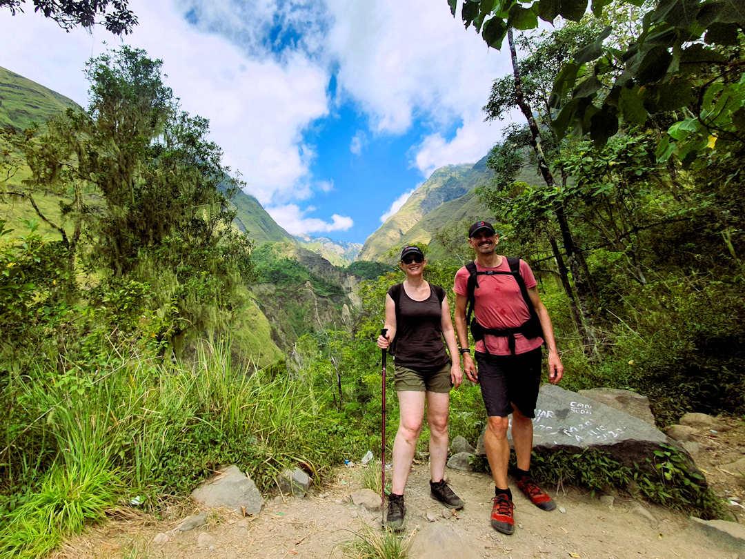 break stop hiking mt rinjani