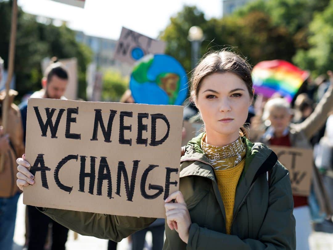 carbon protest
