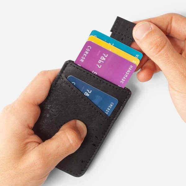 corkor minimalist cards sleeve wallet
