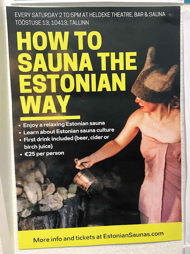 estonian sauna experience
