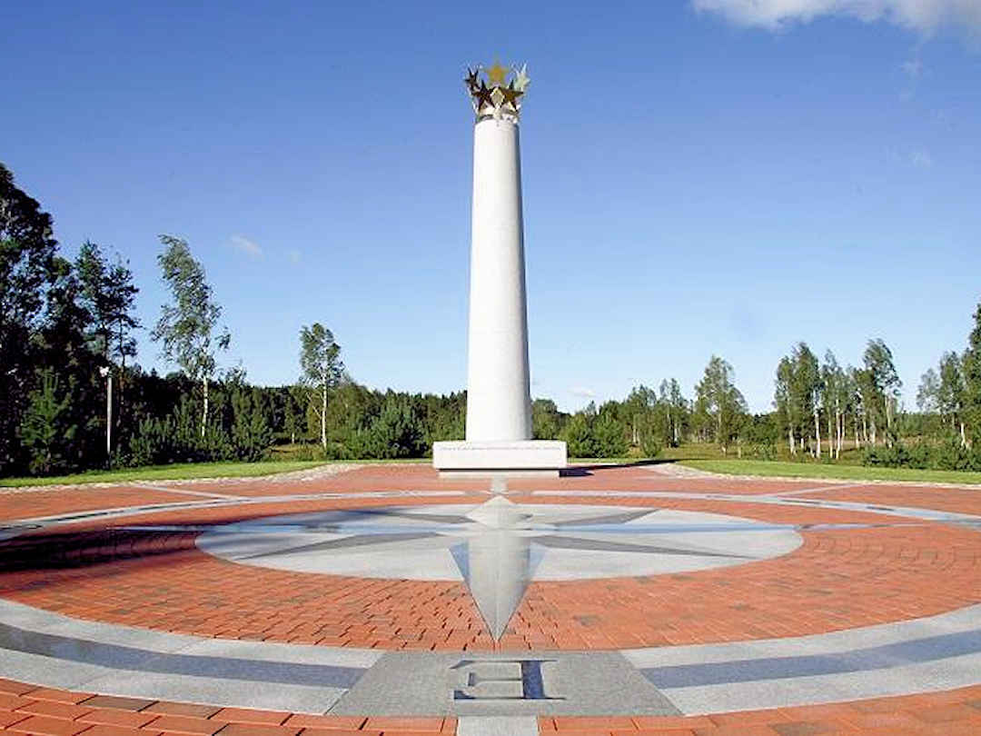 Geographical centre of Europe near Vilnius