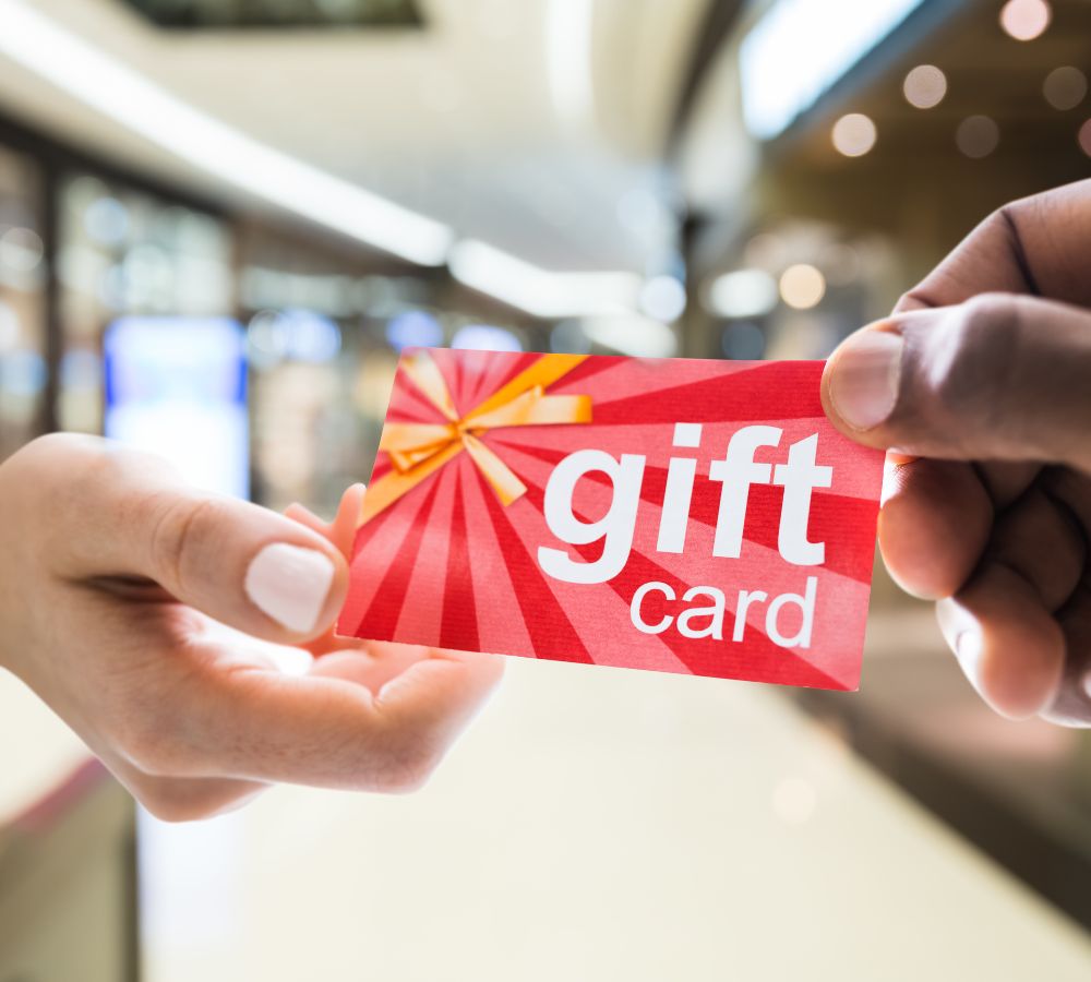 Giving gift card