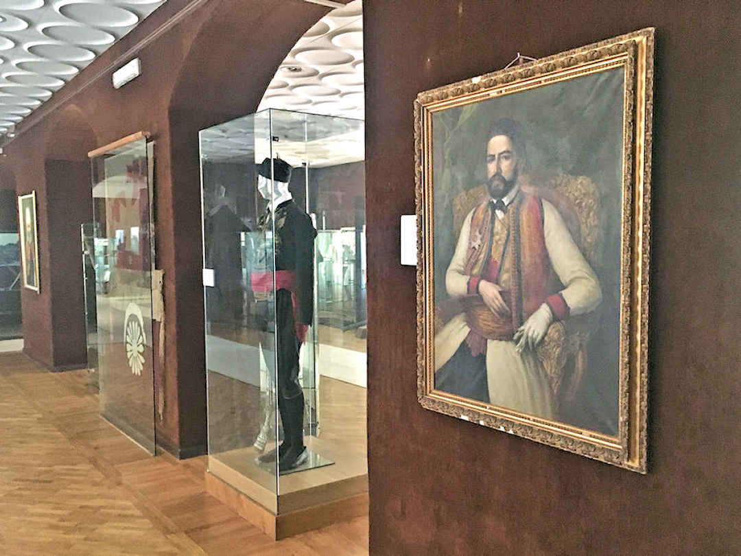 Inside the National Museum in Cetinje