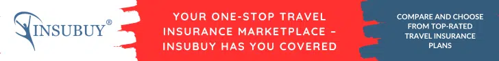 Insubuy travel insurance marketplace banner showcasing diverse options for travellers
