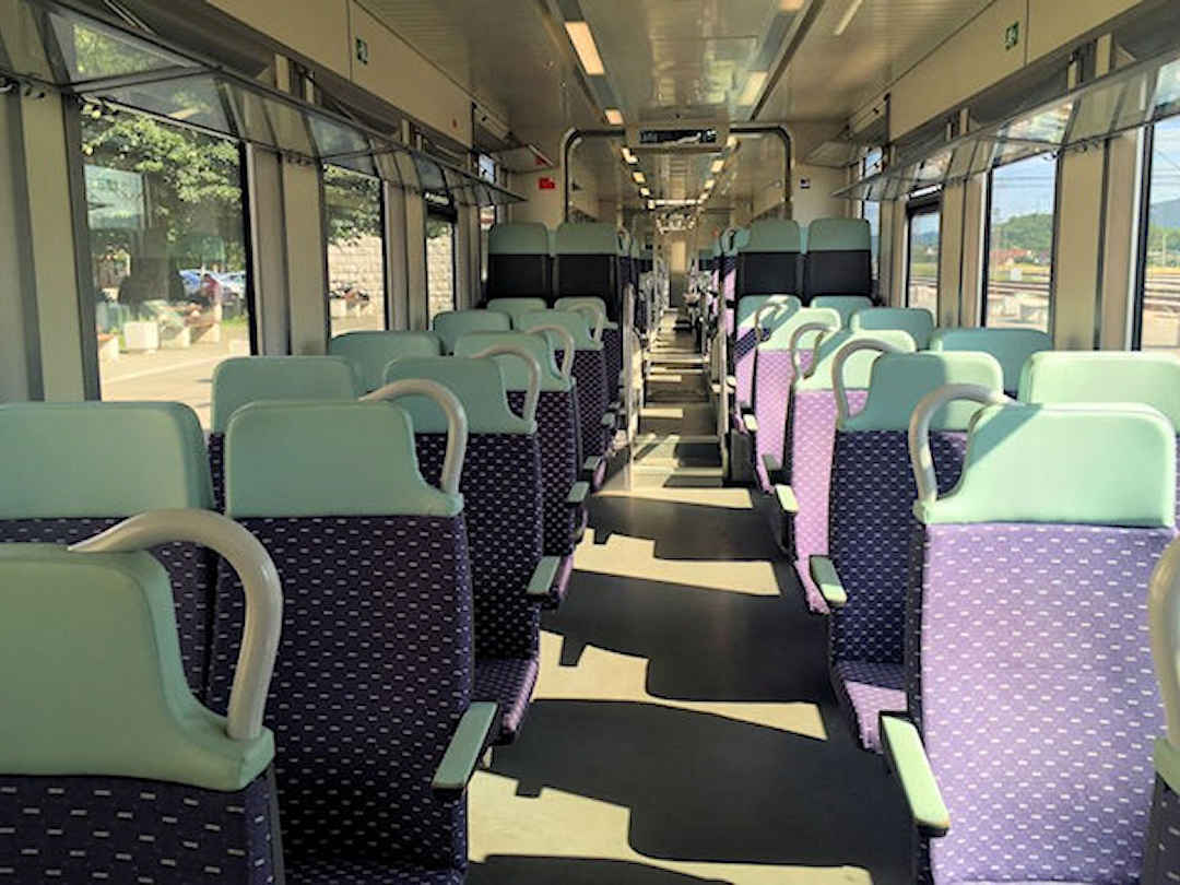 interior podgorica niksic train carriage