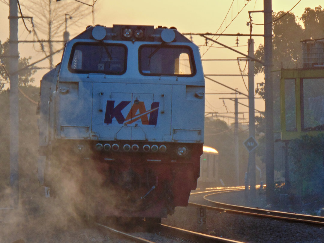 KAI train at twilight