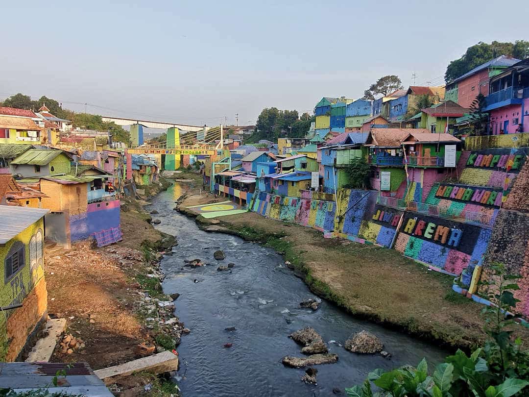 kampung tridi and kampung warna warni jodipan