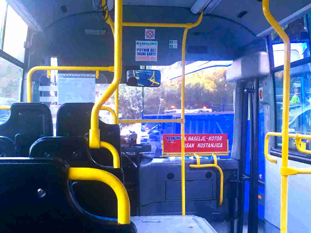 kotor blue bus inside
