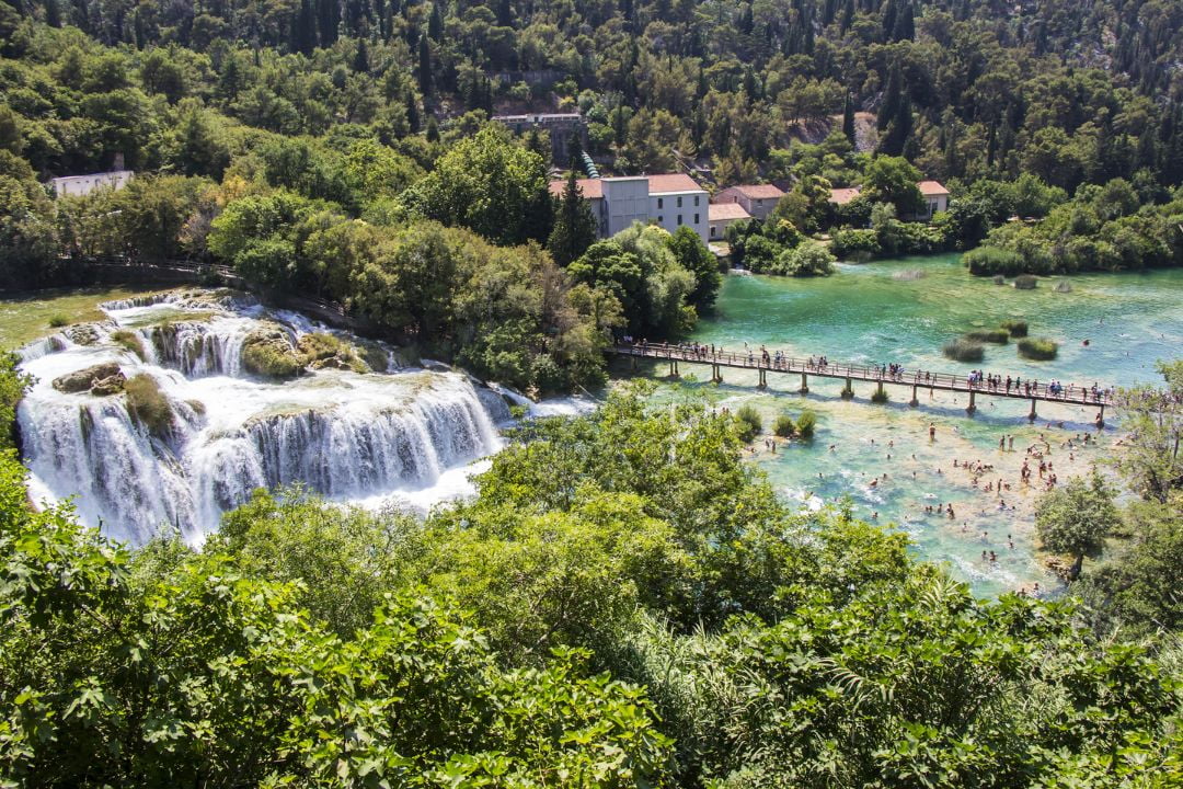 looking-down-on-krka-park Krka National Park