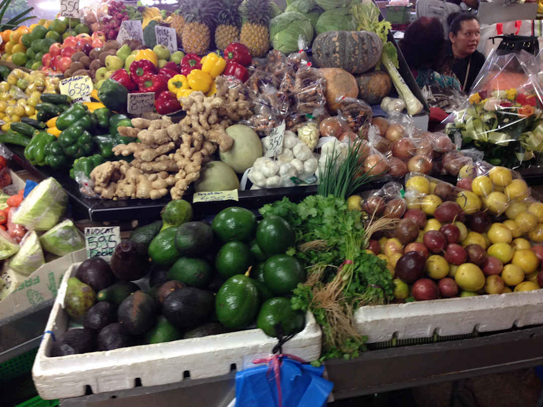 new caledonia fruit and vegetable market