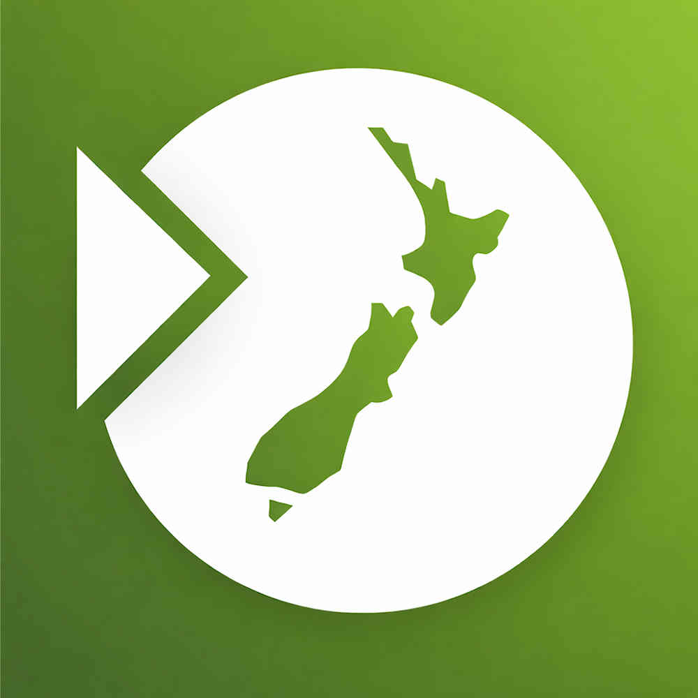 NZETA App New Zealand Travel Entry New Zealand map icon for NZETA travel visa app