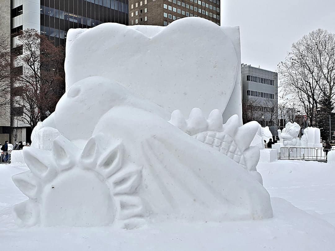 odori park snow sculpture3 odori park snow sculpture3