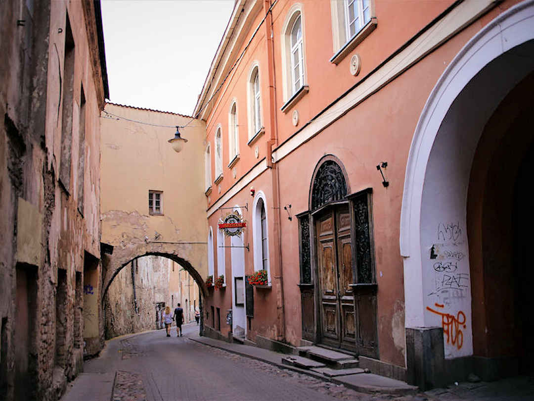 Old Jewish quarter in Vilnius