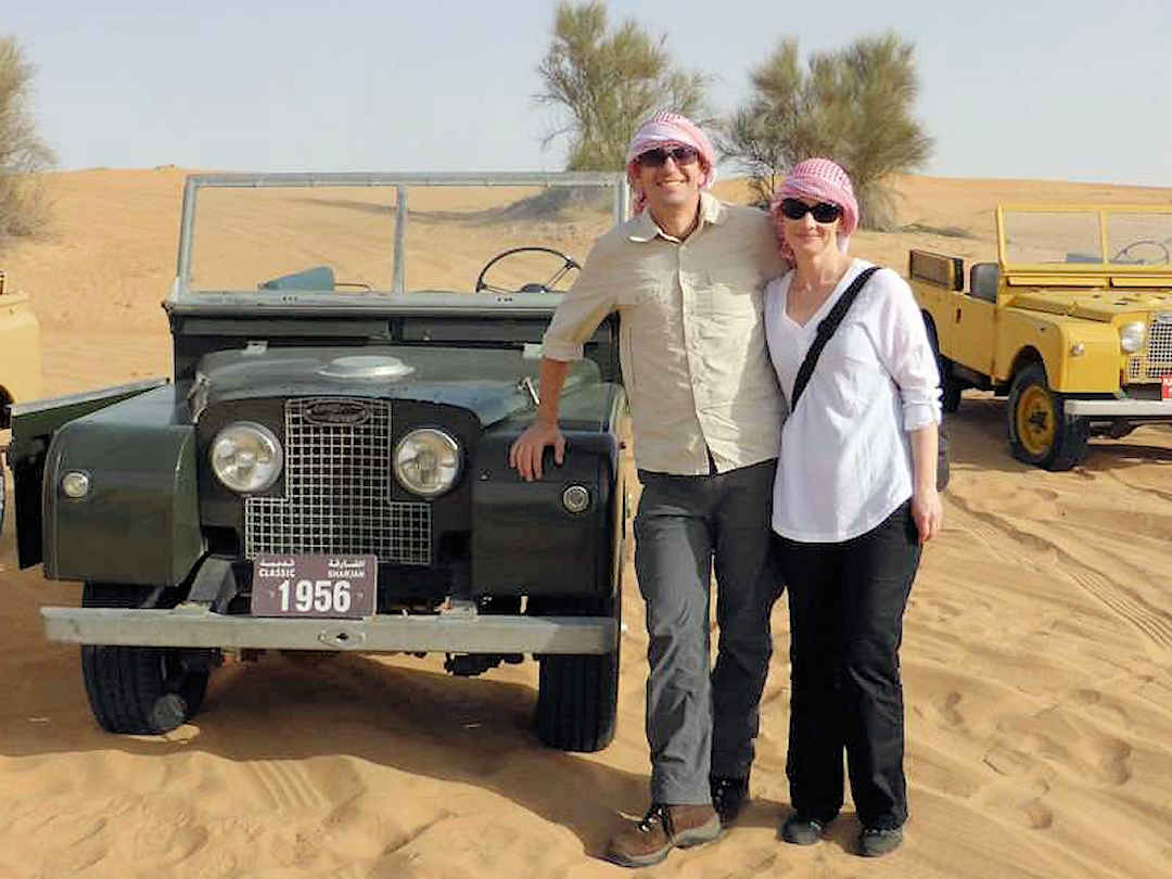 Paul and Sandra in the UAE