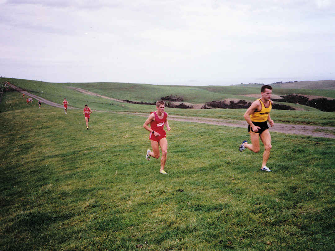 paul running in nz army cross country championships