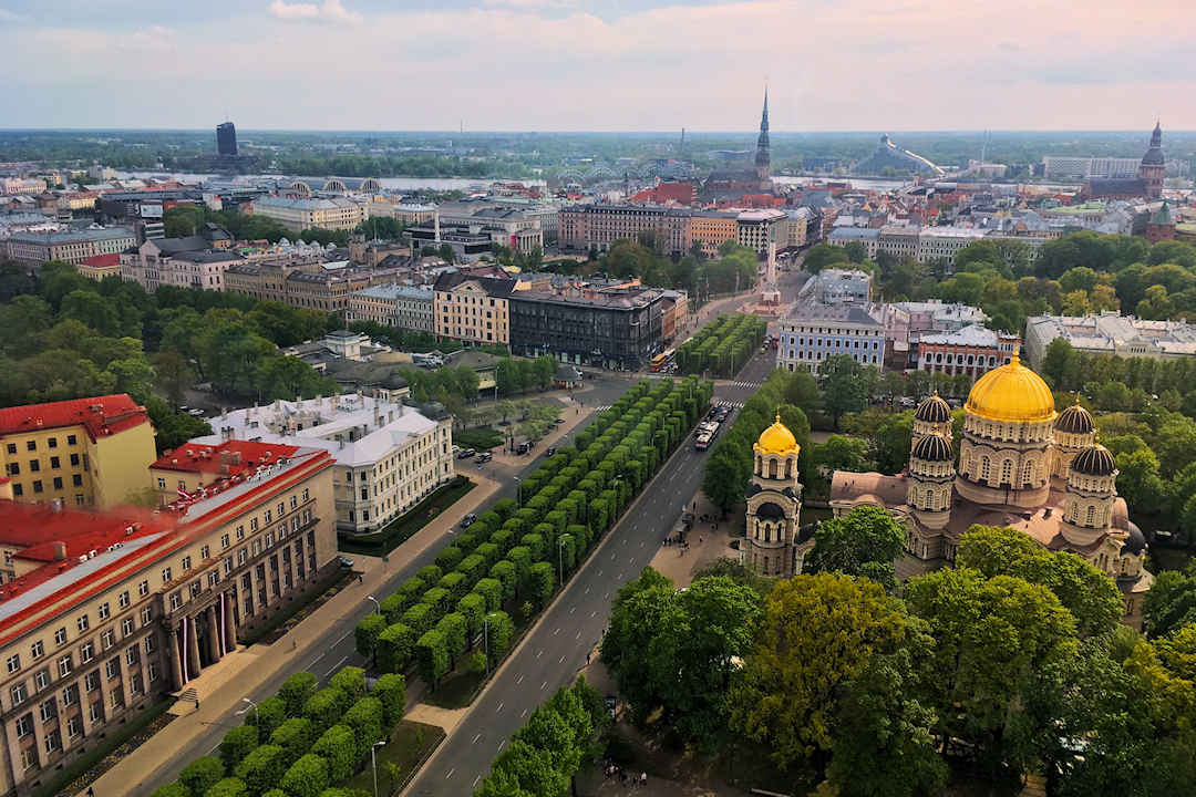 riga from above