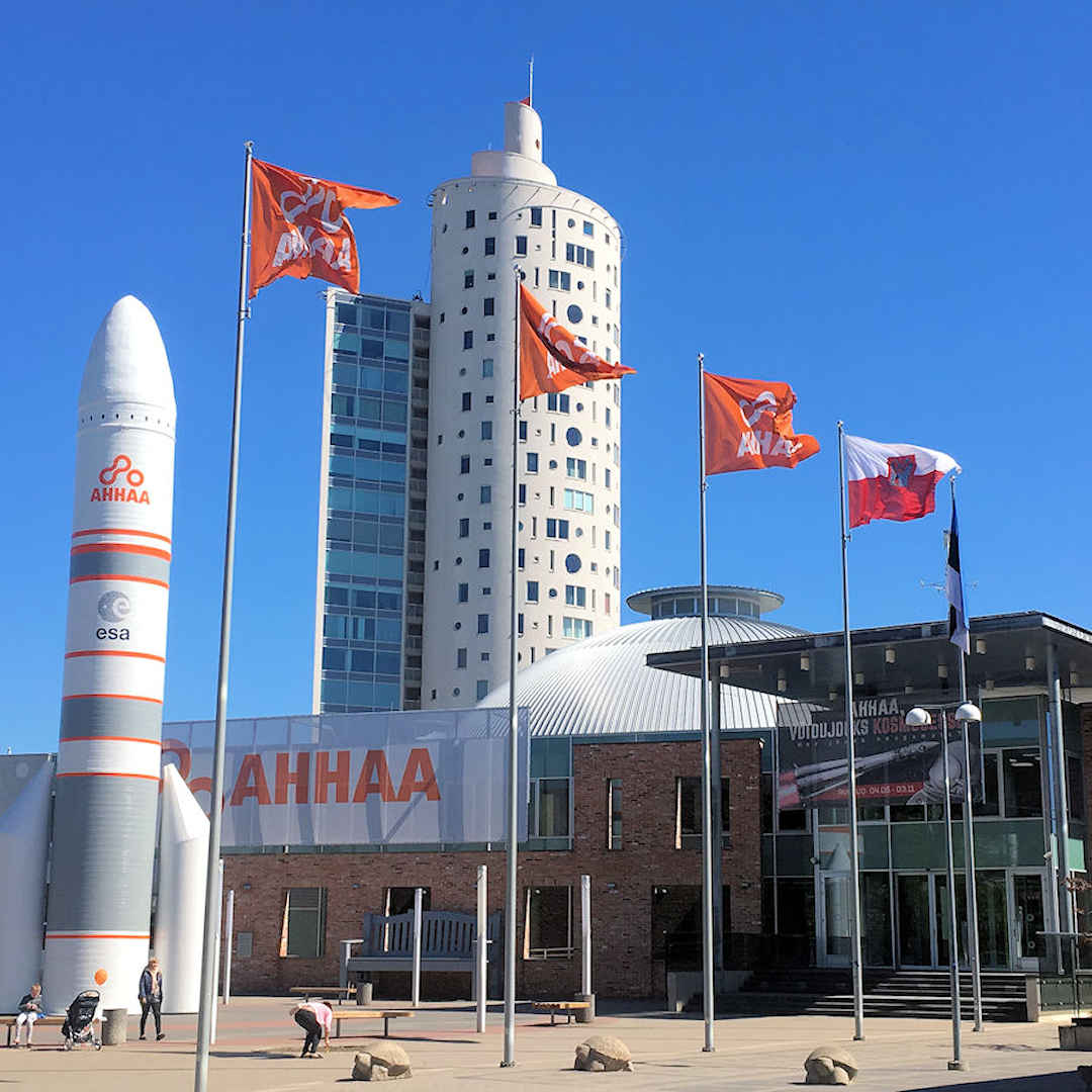 snail tower and ahhaa science museum tartu