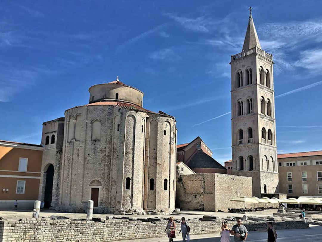 st donatus and bell tower of st anastasia cathedral st donatus and bell tower of st anastasia cathedral