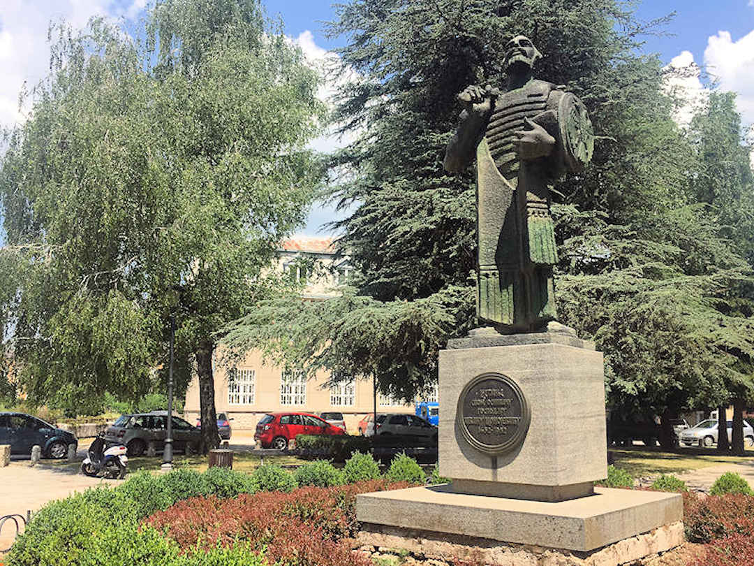 Statue of Ivan Crnojević in Cetinje, Montenegro Statue of Ivan Crnojević in Cetinje, Montenegro