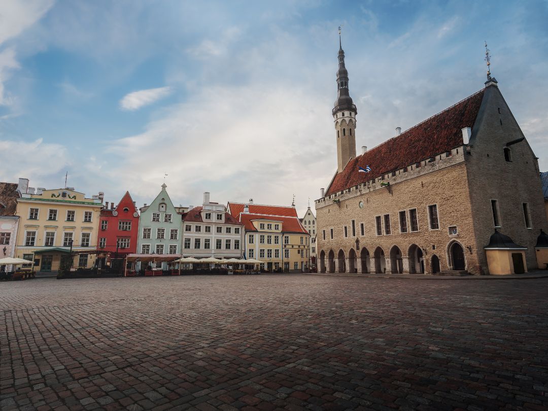 The free walking tour takes you all around Tallinn's Old Town including the medieval Town Hall Square 