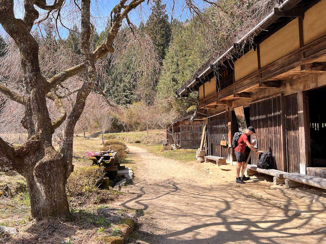tea house between magome and tsumago