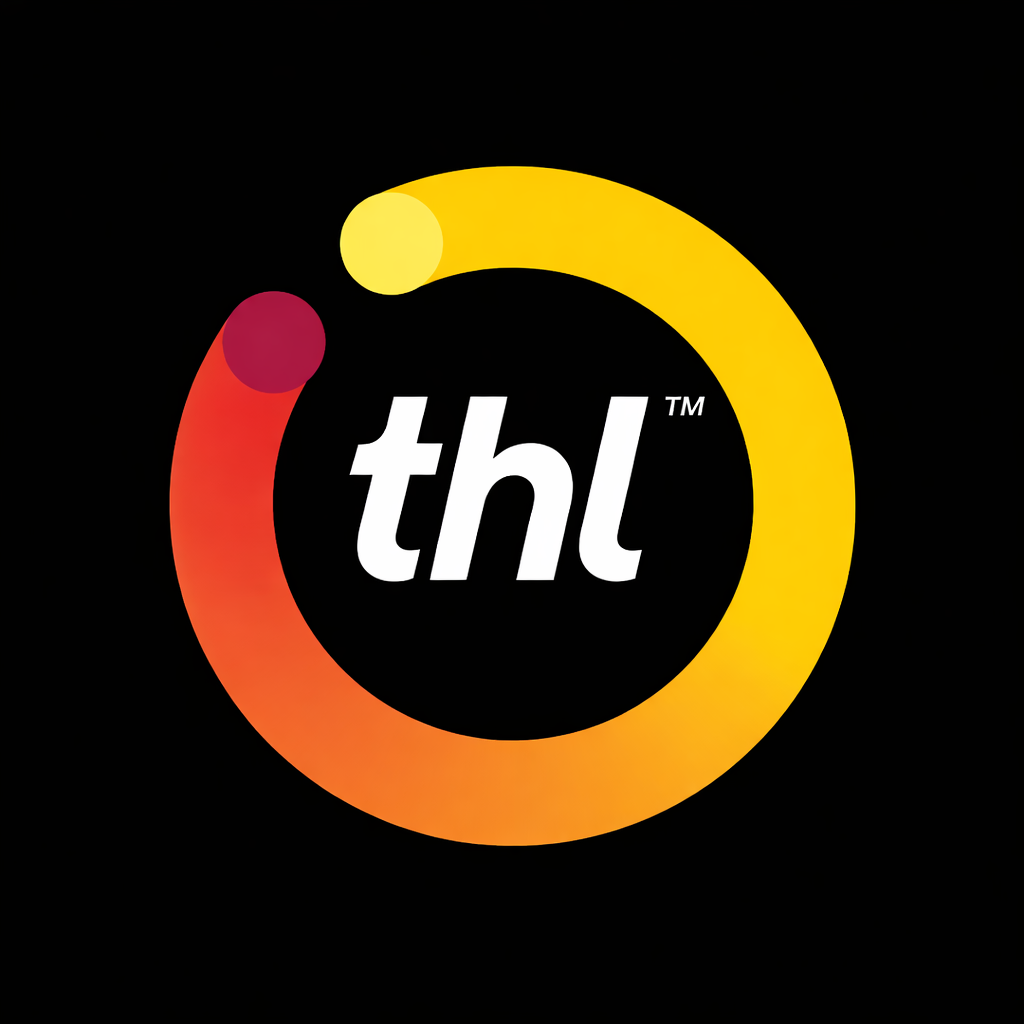 thl Roadtrip Campervan Travel App thl Roadtrip app logo with circular gradient design