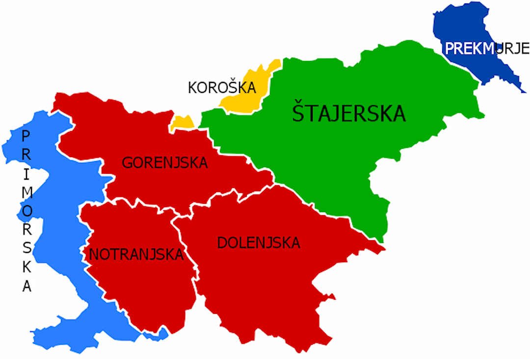traditional regions of slovenia