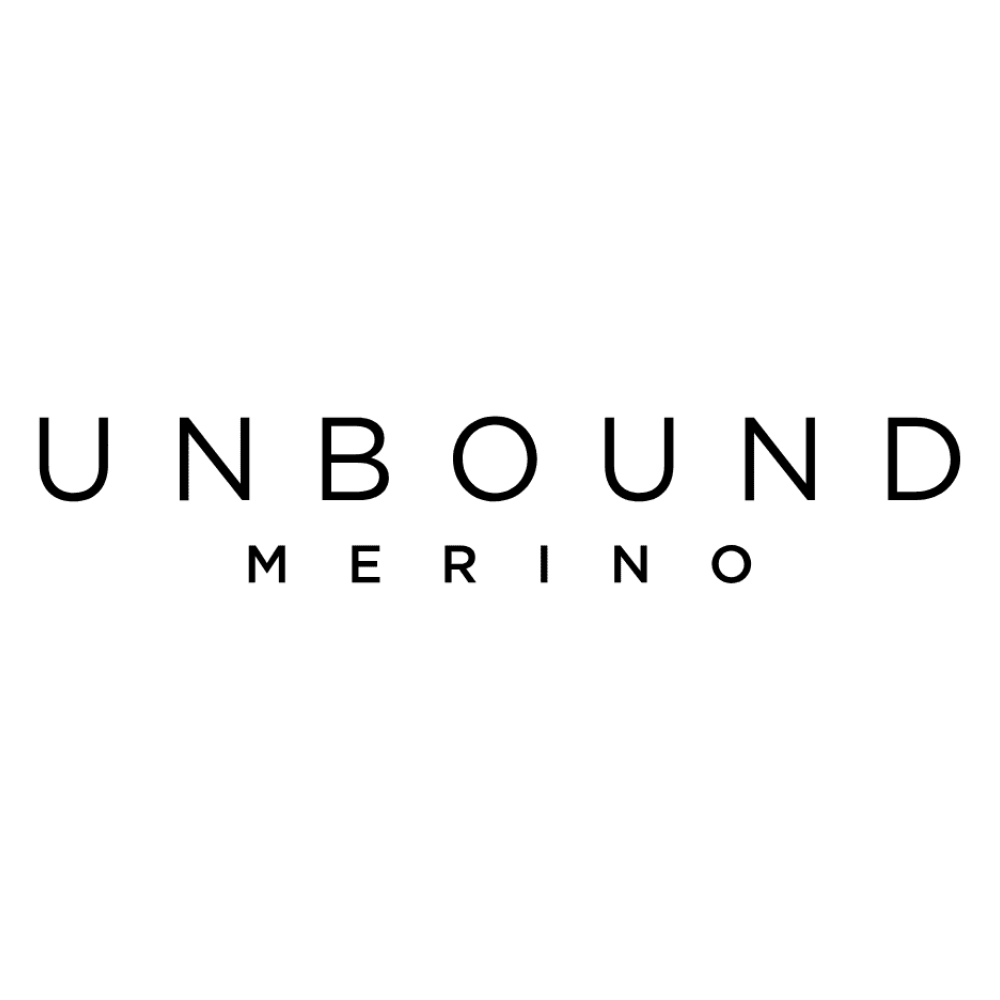 Unbound Merino logo, representing versatile merino wool clothing designed for travel and everyday wear.