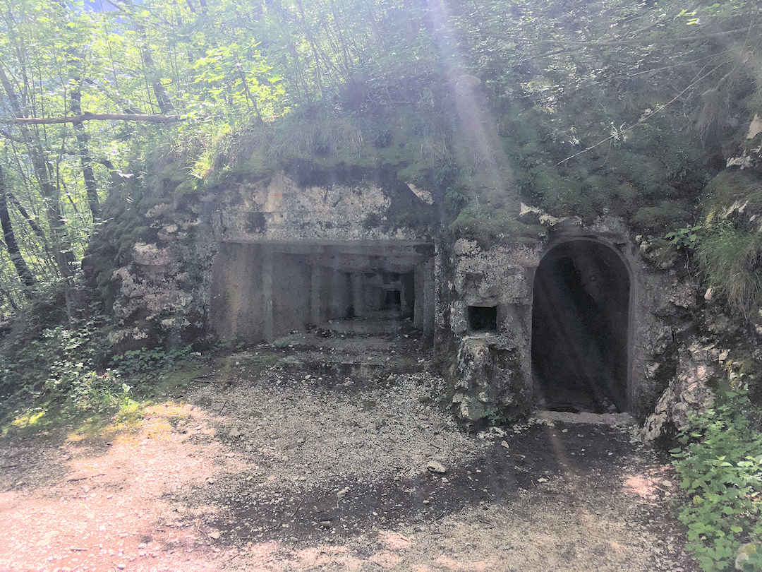 wwi tunnel coming from fort hermann