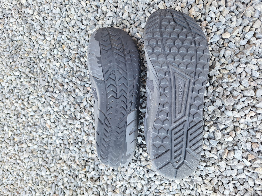Xero shoes HFS v HFS II soles
